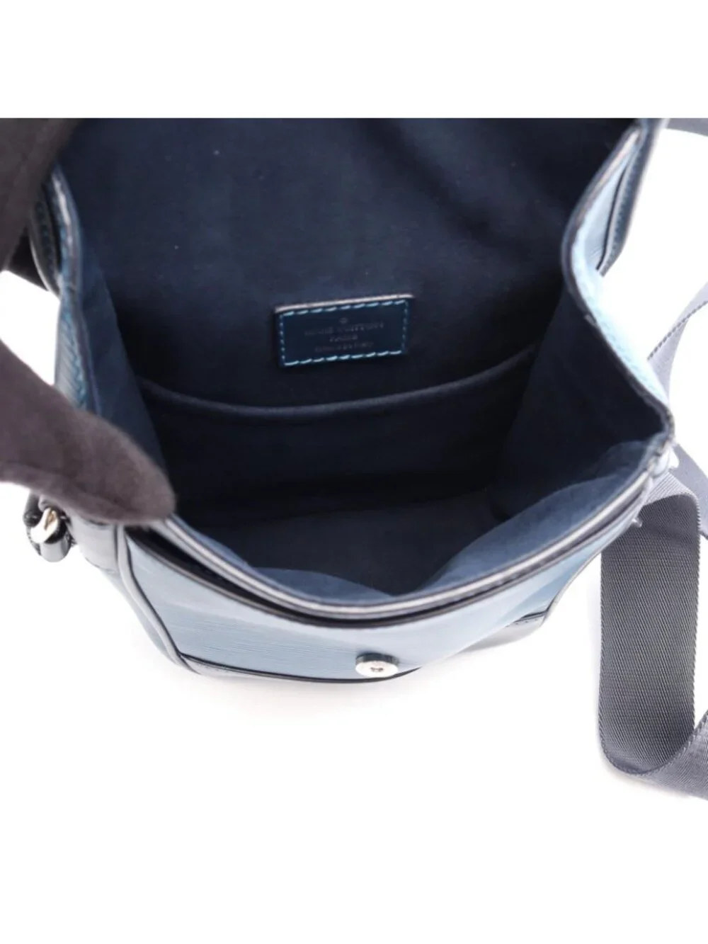 Louis Vuitton Shoulder Bag Messenger Downtown BB Epi Blue Azur Leather